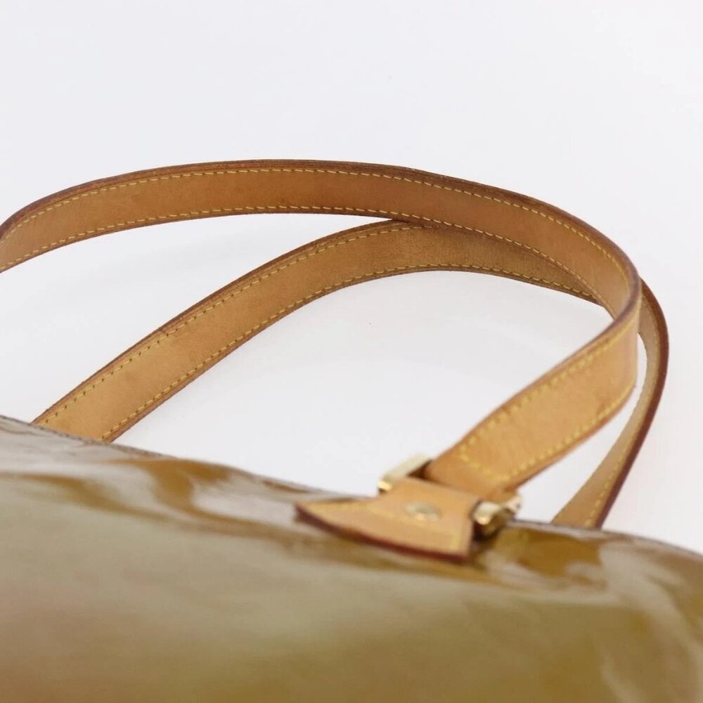 LOUIS VUITTON Monogram Vernis Houston Hand Bag Baby Blue M91005 LV Auth 144586 - Picture 9 of 16